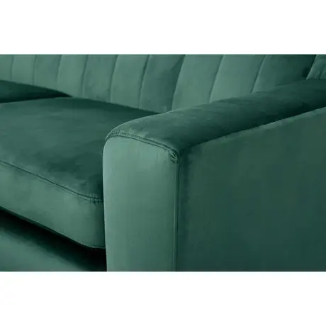 Buy Fluted 3-Seater Fabric Sofa, 7 from Furnituretta