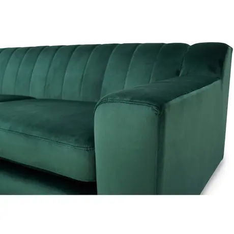 Buy Fluted 3-Seater Fabric Sofa, 4 from Furnituretta