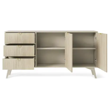 Buy Forest Large Sideboard Cabinet Beige 158cm, Colour: Beige, Item Width: 158, 5 from Furnituretta