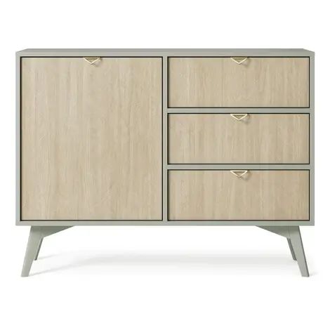 Buy Forest Sideboard Cabinet Green 106cm, Colour: Green, Item Width: 106, 3 from Furnituretta