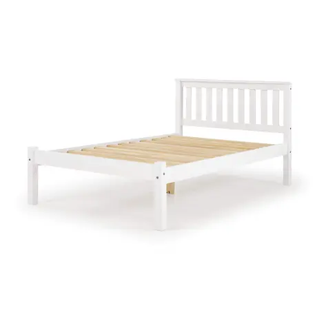 Buy Manila LFE Pine Bed 4 Foot White, Colour: White, Size: 4 Foot, 3 from Furnituretta