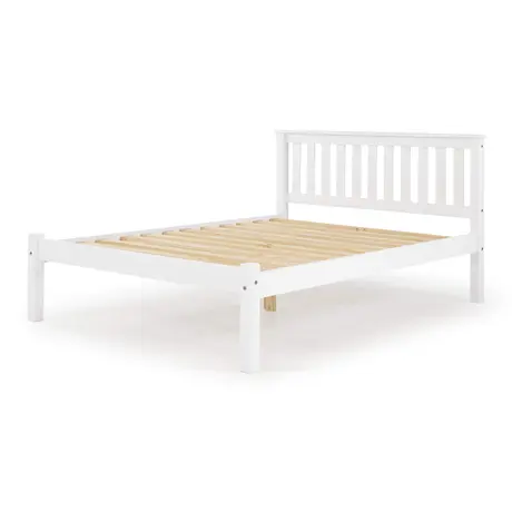 Buy Manila LFE Pine Bed King Size White, Colour: White, Size: King Size, 3 from Furnituretta