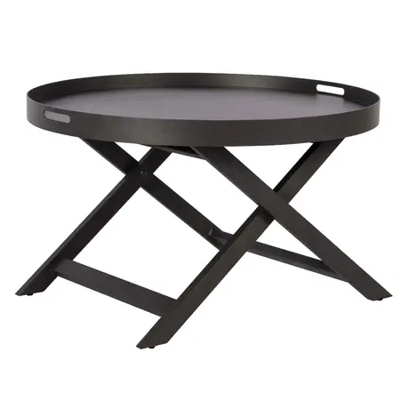 Buy Meridon Metal Coffee Table Grey from Furnituretta