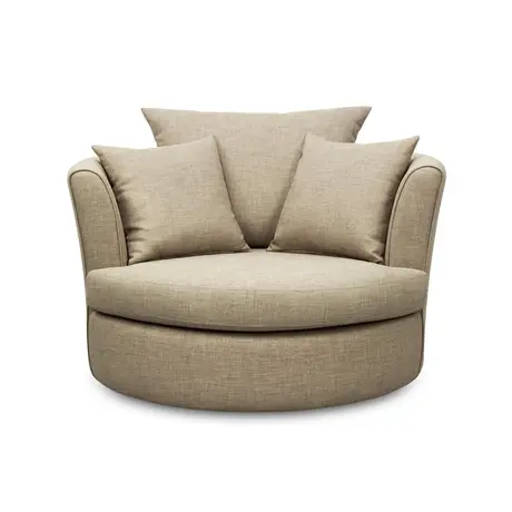 Buy Ronda Swivel Fabric Chair from Furnituretta