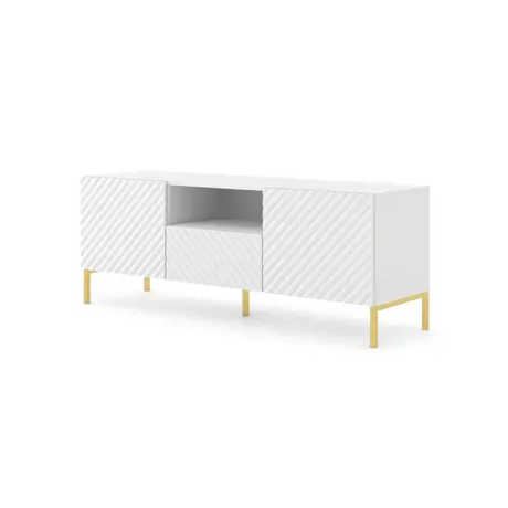 Buy Surf TV Cabinet White 150cm, Colour: White, Item Width: 150 from Furnituretta