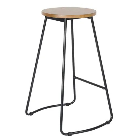 Buy Trent Bar Stool Black and Natural, 2 from Furnituretta