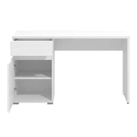 Buy Gretna Computer Desk with Drawers White Gloss, 3 from Furnituretta