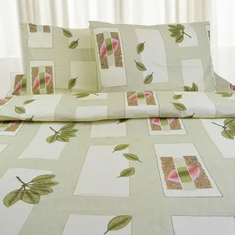 Buy Cotton Duvet Cover Set – Button Fastening + Fitted Sheet, 3 from Furnituretta