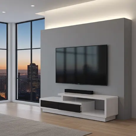 Buy Abberly High Gloss TV Cabinet – White | Sleek & Spacious Media Unit, Colour: White from Furnituretta