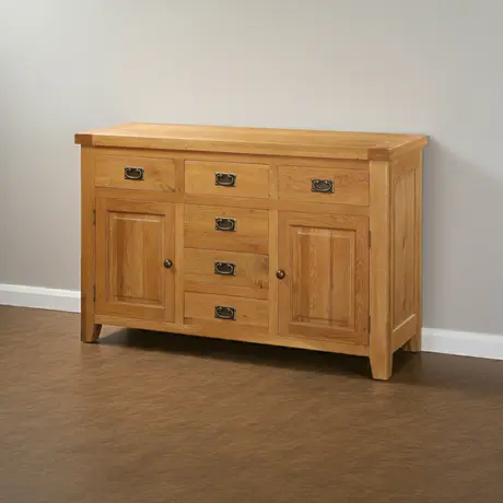 Buy Acorn Solid Oak Sideboard – Large | Timeless Storage in Light Oak, 4 from Furnituretta