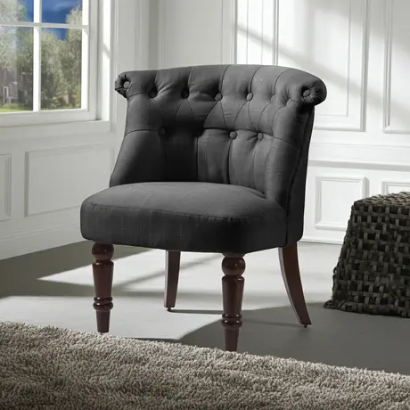 Buy Alderwood Fabric Chair – Black | Modern Comfort with Timeless Appeal, Colour: Black, 6 from Furnituretta