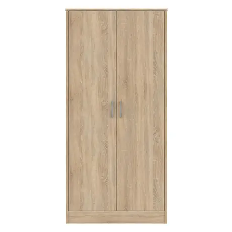 Buy Discover the Bardalona: Oak Effect Wardrobe with Ample Space, 2 from Furnituretta