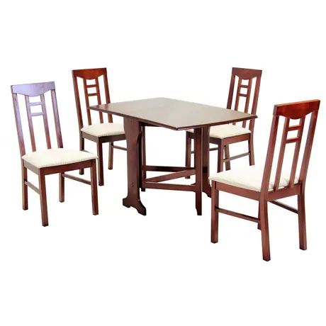 Buy Liverpool Mahogany Dining Set: Timeless Beauty & Comfort from Furnituretta