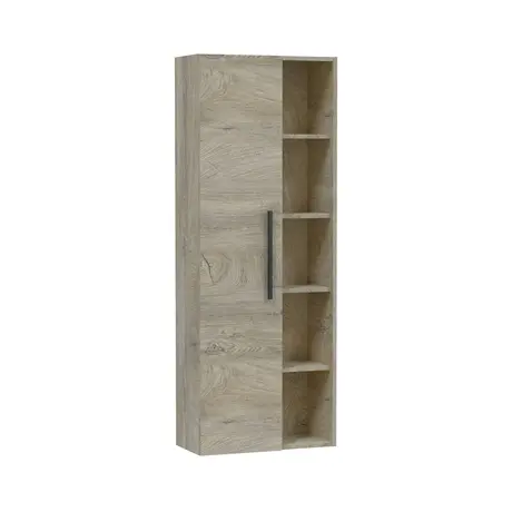 Buy Northam Oak Effect Bathroom Vanity Storage Wall Mounted Cupboard, 2 from Furnituretta