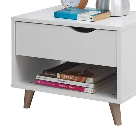 Buy Pulford Nightstand with 1 Drawer, 4 from Furnituretta