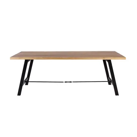 Buy Dine in Style: Cavendish Large Table with Black Metal Legs from Furnituretta