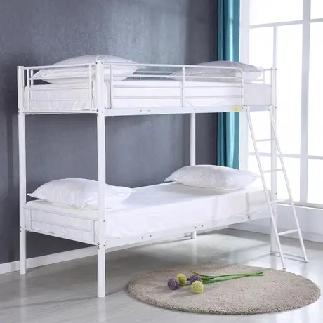Buy Himley Bunk Bed: Maximize Space in a Bright & Cheerful Way, Colour: White from Furnituretta