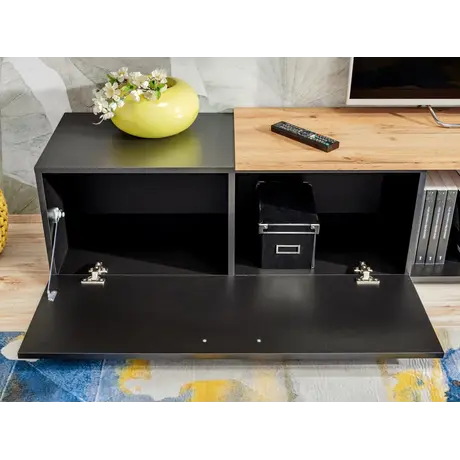 Buy Maze II TV Entertainment Unit, Colour: Black, Item Width: 200, 9 from Furnituretta