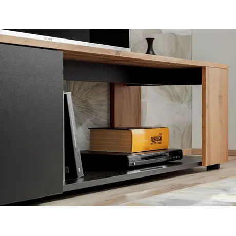 Buy Maze II TV Entertainment Unit, Colour: Black, Item Width: 200, 5 from Furnituretta