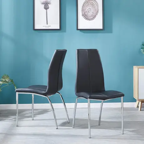 Buy Scimitar Dining Chairs: Comfortable & Stylish Seating, 2 from Furnituretta