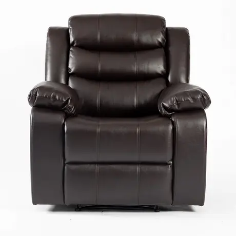 Buy Turin Recliner Leather Aire 1 Seater Brown, Colour: Brown, 4 from Furnituretta