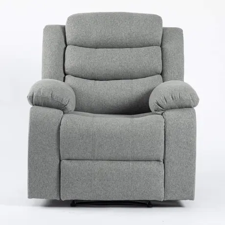 Buy Turin Recliner Fabric 1 Seater Grey, 2 from Furnituretta