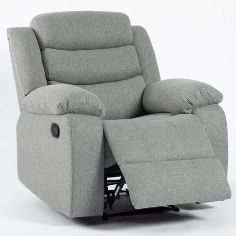 Buy Turin Recliner Fabric 1 Seater Grey from Furnituretta