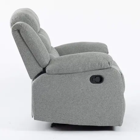 Buy Turin Recliner Fabric 1 Seater Grey, 4 from Furnituretta