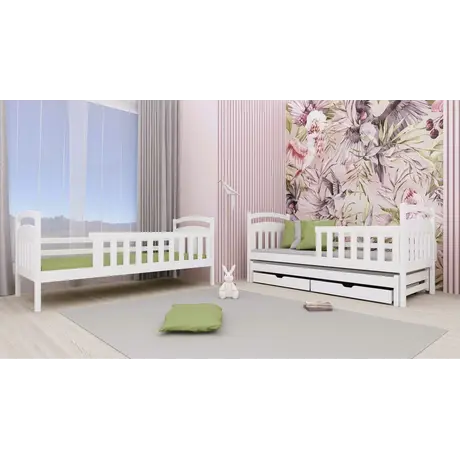 Buy Viki Bunk Bed White Matt: Space-Saving Sleep Solution for Kids, Colour: White Matt, Mattresses: Foam/Bonnell Mattresses, 7 from Furnituretta