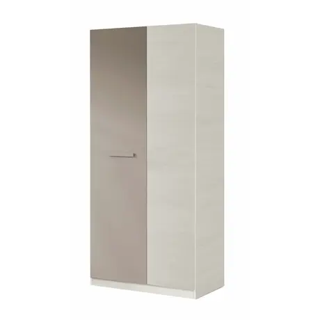 Buy Arundel Wardrobe: White & Grey Ash for Stylish Storage, 2 from Furnituretta