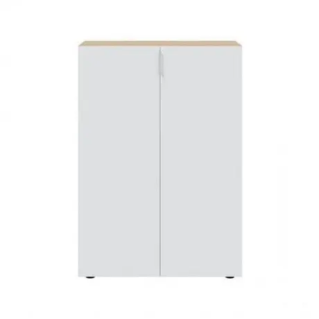 Buy Alfreton Shoe Cupboard: White & Oak for 30 Pairs, 2 from Furnituretta