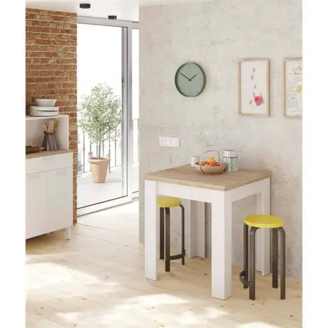 Buy Richmond Extending Table: White & Oak for Small Spaces, 5 from Furnituretta