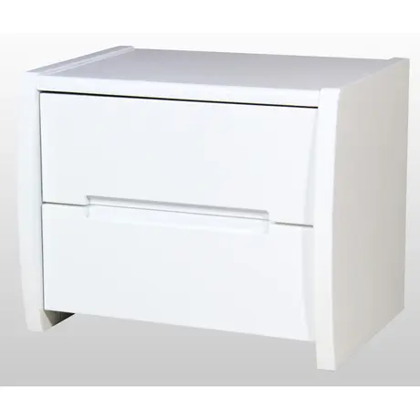 Buy Tanya Bedside: Sleek & Modern in White High Gloss from Furnituretta