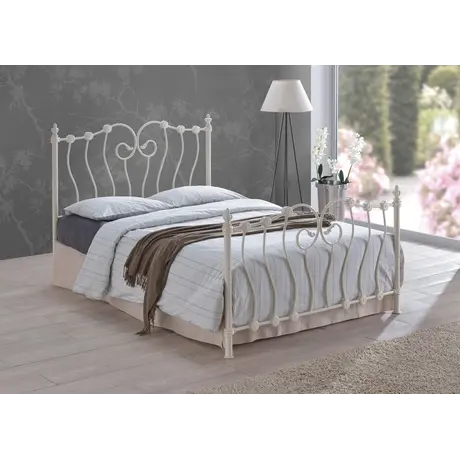 Buy Inova King Size Bed: Luxury & Comfort, Colour: Ivory, Size: 5ft/King , Item Width: 155, 3 from Furnituretta