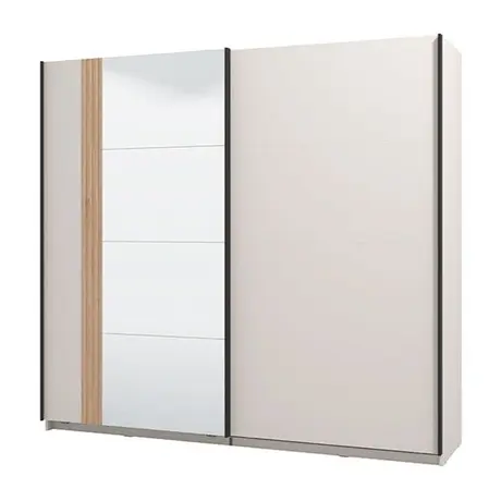 Buy Glossop Wardrobe: Modern Design with Sliding Doors, 2 from Furnituretta