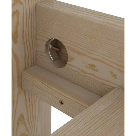 Buy Aurora (F1) Handmade Wooden Bed Frame – King Solid Pine in Alder, Colour: Alder, Bed Size: King (5ft), 12 from Furnituretta