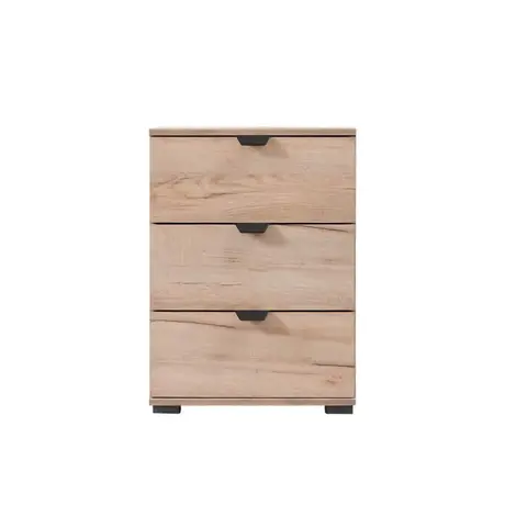 Buy Kinross Bedside Table: Sleek & Functional Design, Colour: Oak, 4 from Furnituretta