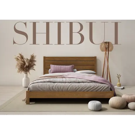Buy Shibui (F15) Handmade Wooden Bed Frame Oak Finish– Minimalist Japanese Elegance Small Double, Colour: Oak, Bed Size: Small Double (4ft), 8 from Furnituretta