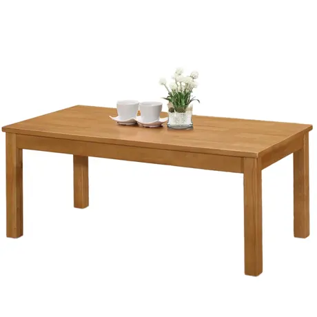 Buy New York Coffee Table – Natural Oak | Solid Rubberwood Living Room Table, 2 from Furnituretta