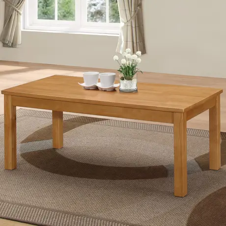 Buy New York Coffee Table – Natural Oak | Solid Rubberwood Living Room Table, 3 from Furnituretta