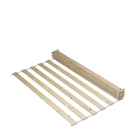 Buy Bed Slats for Double Bed 12 pcs. (140cm Wide), Colour: Solid Pine, Item Width: 140 from Furnituretta