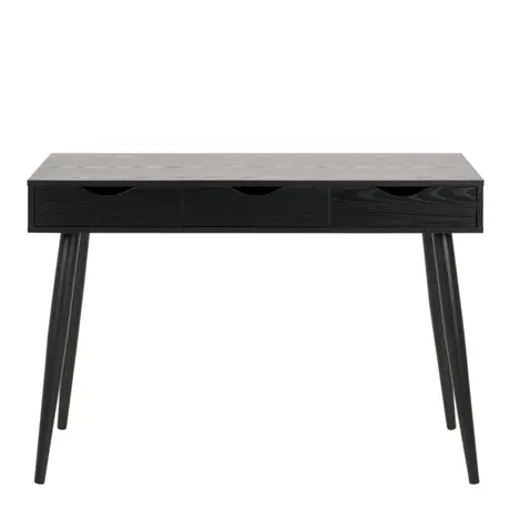 Buy Neptun 3 Drawer Office Desk in Black, 2 from Furnituretta