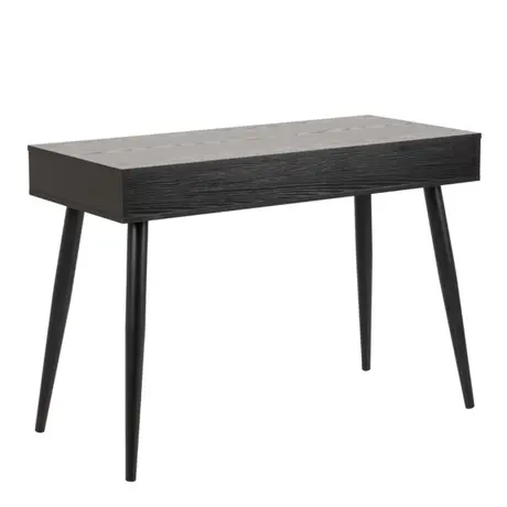 Buy Neptun 3 Drawer Office Desk in Black, 3 from Furnituretta