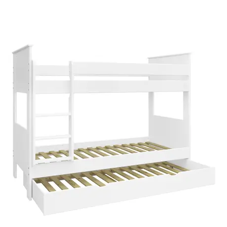 Buy Alba Bunk Bed White, 9 from Furnituretta