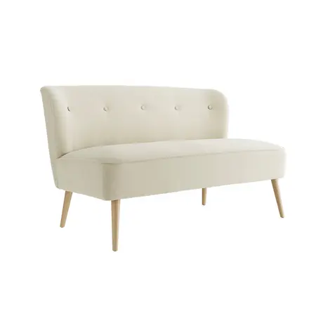 Buy Beau 2 Seater Sofa Sand / Blonde Wood | Modern Living Room Furniture, 3 from Furnituretta