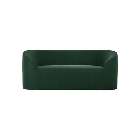 Buy Zuma Forest Green Sofa | Contemporary Curved Velvet Living Room Furniture, 2 from Furnituretta