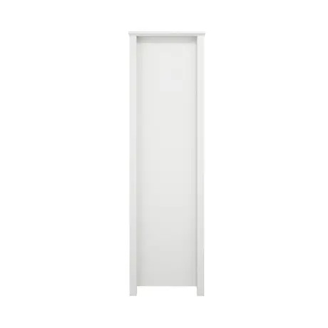 Buy Ives White 2 Door Wardrobe | Modern Panelled Bedroom Storage, 6 from Furnituretta