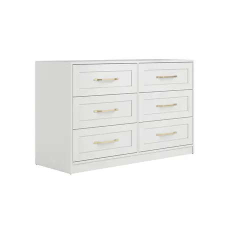 Buy Austen White Chest | Classic Shaker Style Bedroom Storage, 3 from Furnituretta