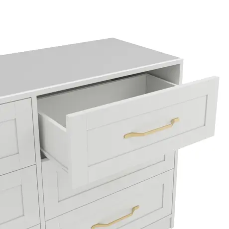 Buy Austen White Chest | Classic Shaker Style Bedroom Storage, 4 from Furnituretta