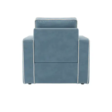 Buy Diego Ice Blue Chair | Contemporary Velvet Armchair, 5 from Furnituretta